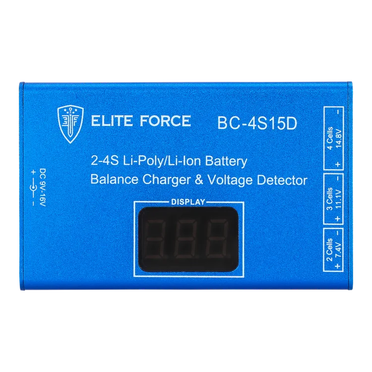 LiPo akumuliatorių pakrovėjas Elite Force Charger (7.4 V – 14.8 V, 1.5 A) 1 LiPo akumuliatorių pakrovėjas Elite Force Charger (7.4 V – 14.8 V, 1.5 A) 1