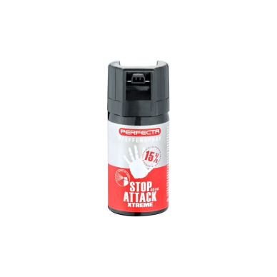Dujų balionėlis Perfecta Stop Attack XTreme, 40 ml Dujų balionėlis Perfecta Stop Attack XTreme, 40 ml