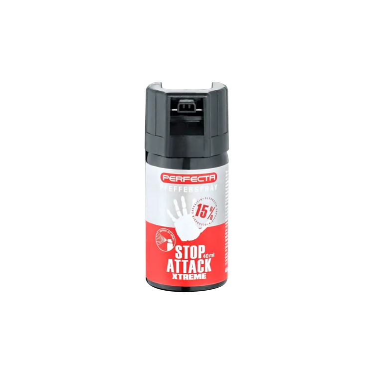 Dujų balionėlis Perfecta Stop Attack XTreme, 40 ml Dujų balionėlis Perfecta Stop Attack XTreme, 40 ml