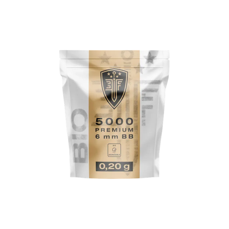 Elite Force Premium Bio airsoft šratai 6 mm, 0,20 g, 5000 vnt.
