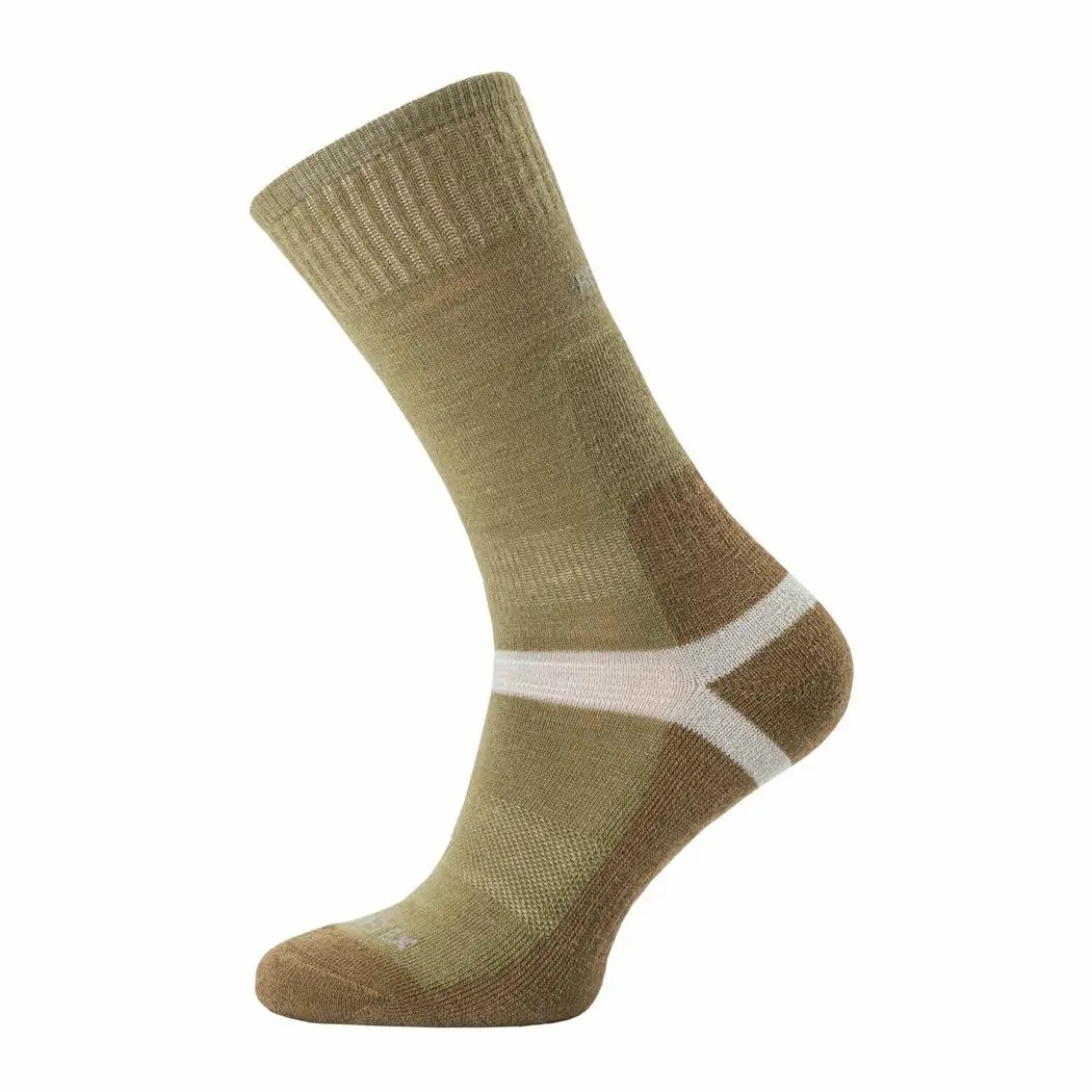 Kojinės Helikon-Tex Merino Wool (olive green/coyote)