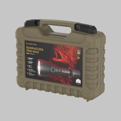 Prožektorius Armytek Barracuda Pro Max, white 2800lm 2 Prožektorius Armytek Barracuda Pro Max, white 2800lm 2