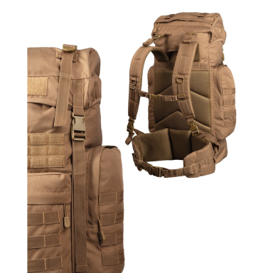 Taktinė kuprinė MIL-TEC GERMAN GEN.II LARGE 65 L, Dark coyote